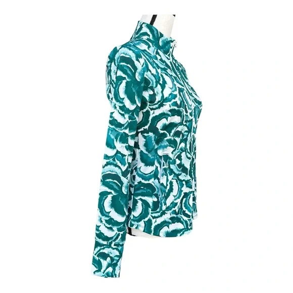 Tommy Bahama Women's Long Sleeve Full Zip Active Jacket Top Size Small Teal - Picture 5 of 17